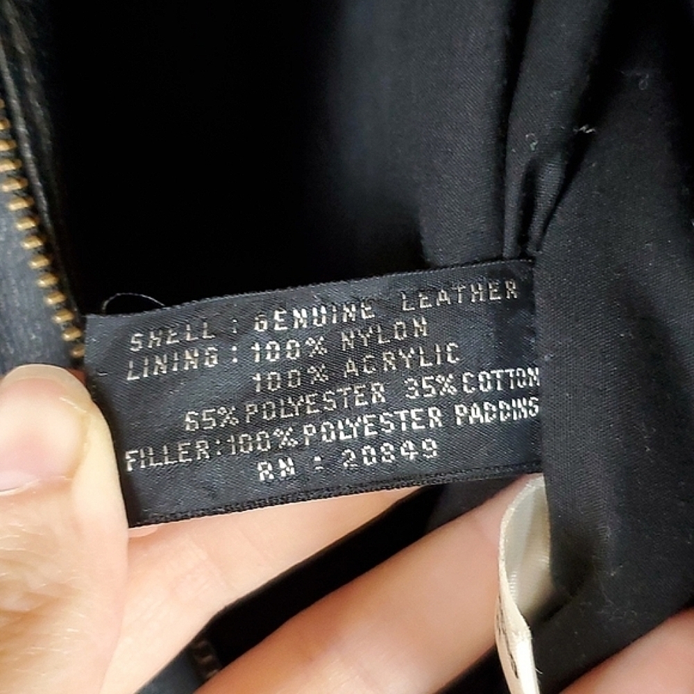 Vintage Phase 2 Black Leather Jacket - Picture 10 of 11